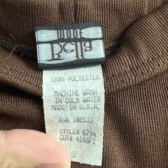 Y2K Matching Set Skirt Top Brown Fairy Modest Casual Vintage Size Small - Picture 9 of 9